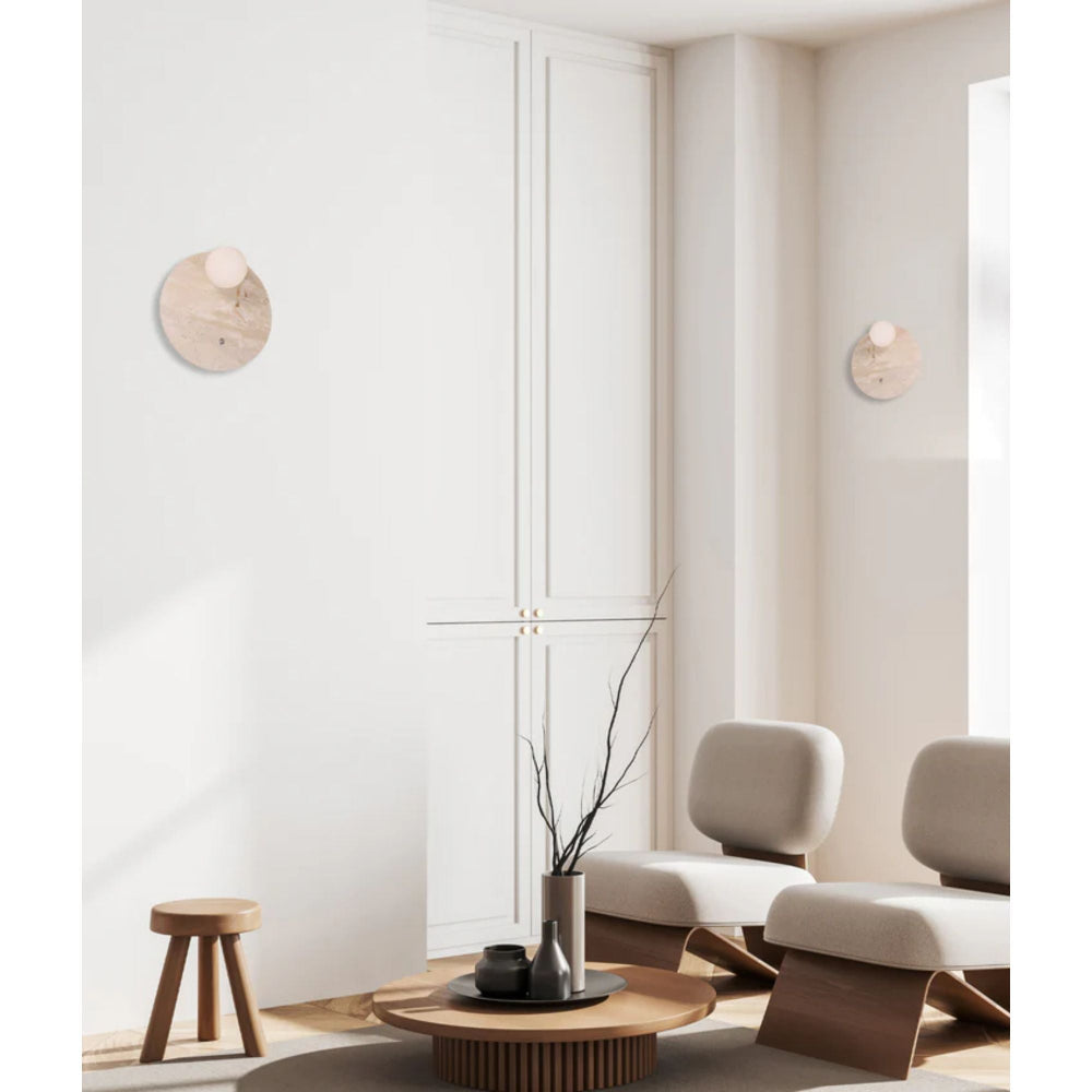 CLA POI - 20W Round Opal Diffuser Wall Light-CLA Lighting-Ozlighting.com.au