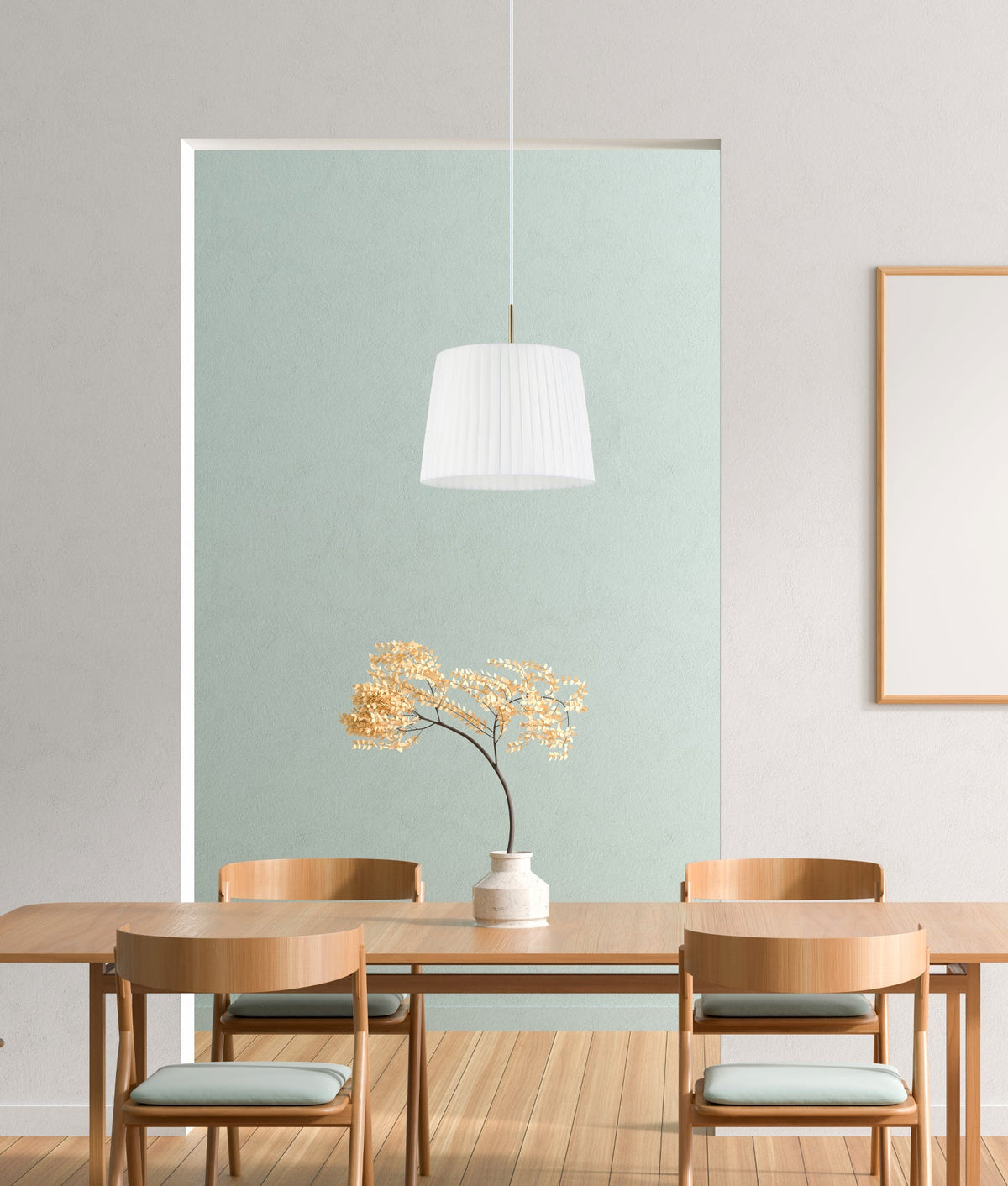 CLA PREGA Pendant - Indoor Slanted Pleated Fabric Shade Lights-CLA Lighting-Ozlighting.com.au
