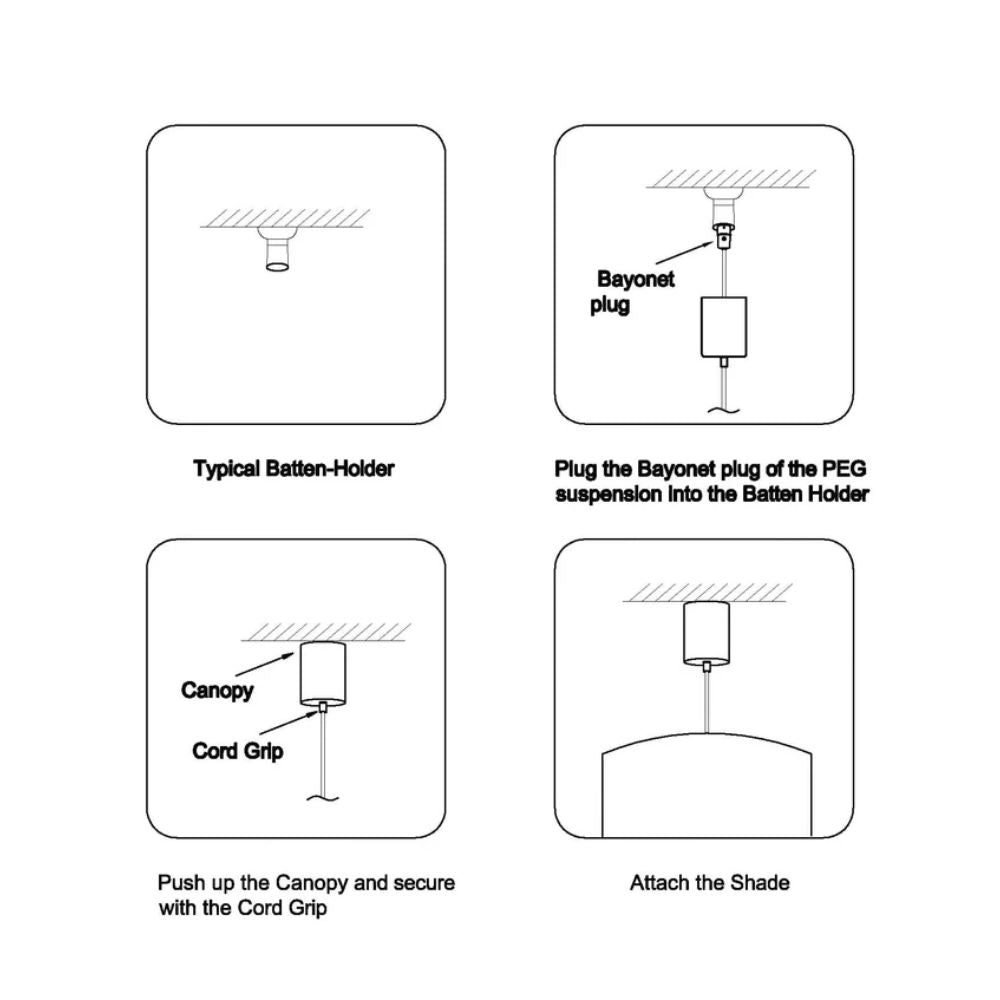 CLA Pendant - Plug-in-CLA Lighting-Ozlighting.com.au