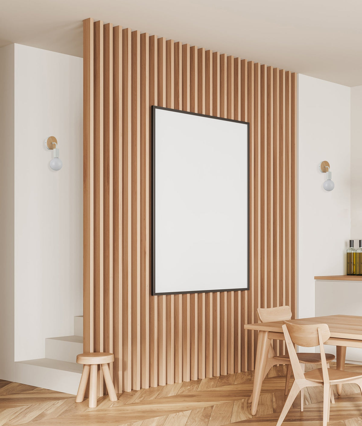 CLA SOLO Wall Light - Iron, Round, Wood-CLA Lighting-Ozlighting.com.au