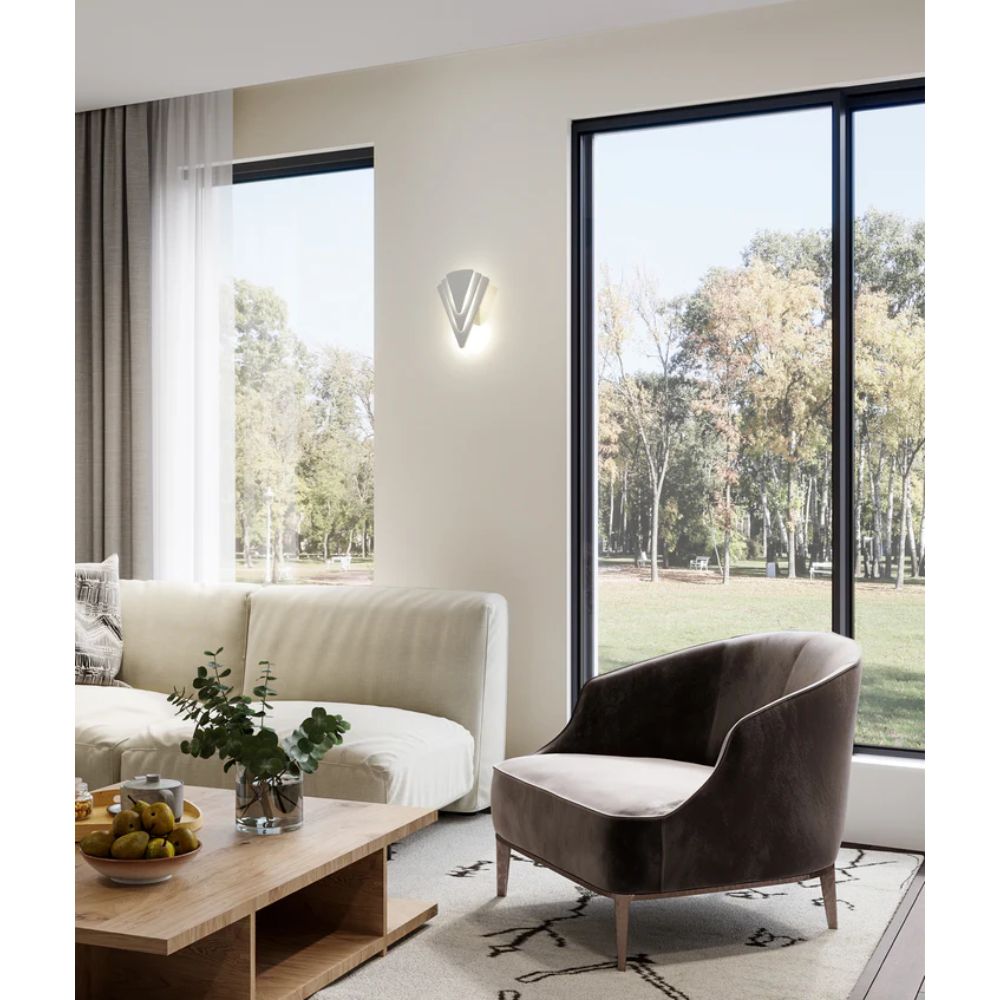 CLA SURAT - 13W LED Dual-CCT Triangular Wall Light-CLA Lighting-Ozlighting.com.au