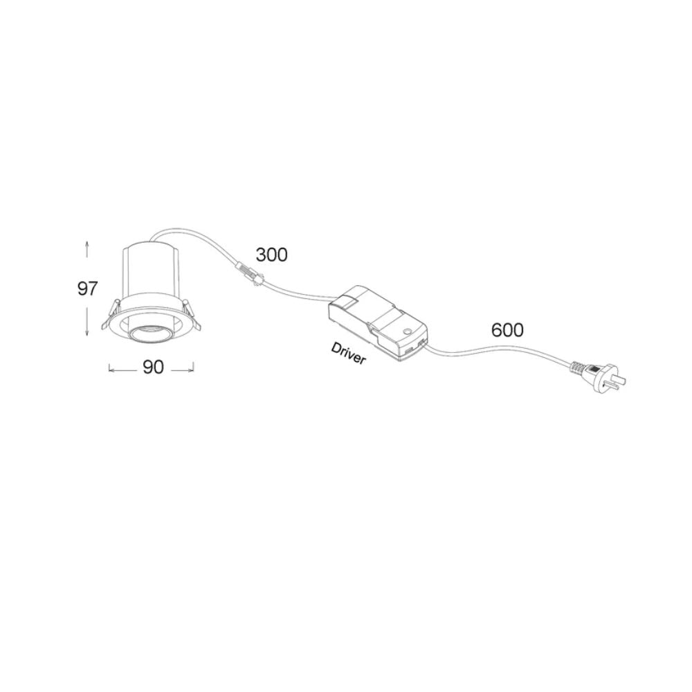 CLA TELE - 10W LED Recessed Spot Downlight-CLA Lighting-Ozlighting.com.au