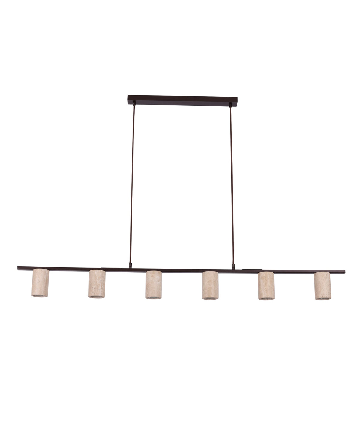 CLA TUBERIA Pendant - Travertine, Tubular, Beige-CLA Lighting-Ozlighting.com.au