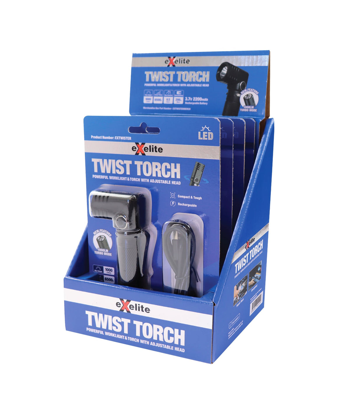 CLA TWIST TORCH - Powerful Worklight / Torch with Adjustable Head-CLA Lighting-Ozlighting.com.au