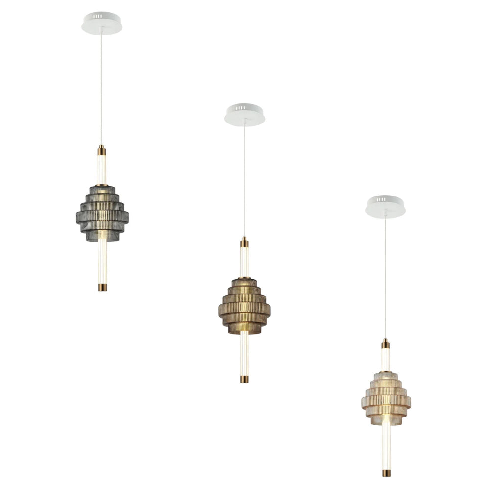 CLA WAND Spinning Top Tri-Colour LED Pendant Light-CLA Lighting-Ozlighting.com.au