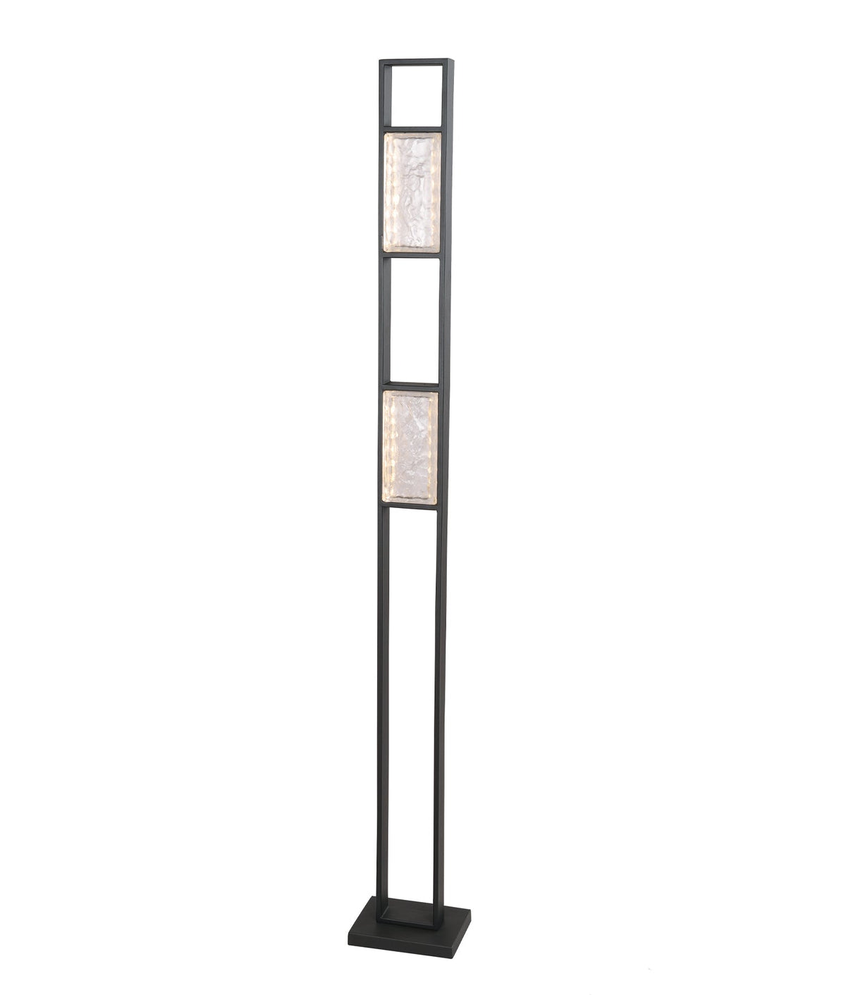 CLA ZEIGEL LED Floor Lamp - Rectangular, Glass-CLA Lighting-Ozlighting.com.au