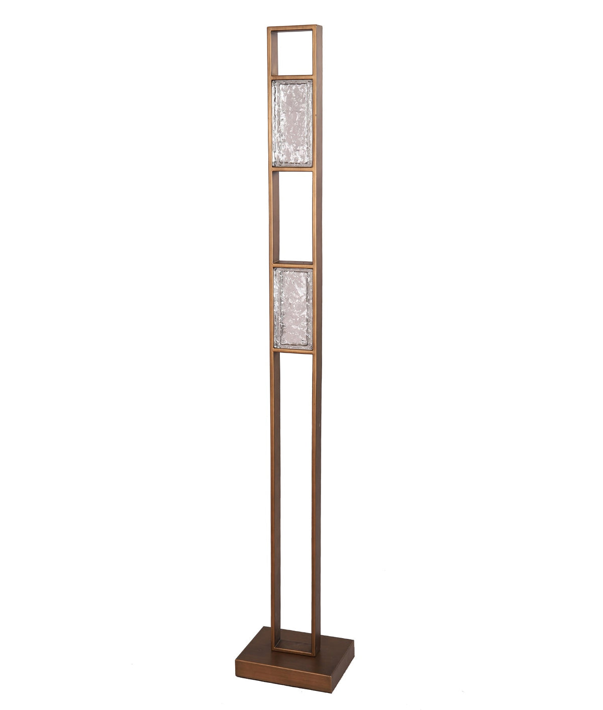 CLA ZEIGEL LED Floor Lamp - Rectangular, Glass-CLA Lighting-Ozlighting.com.au