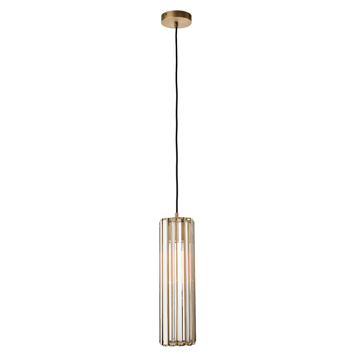 Cafe Lighting ALANA 1-Light Crystal Pendant-Cafe Lighting-Ozlighting.com.au