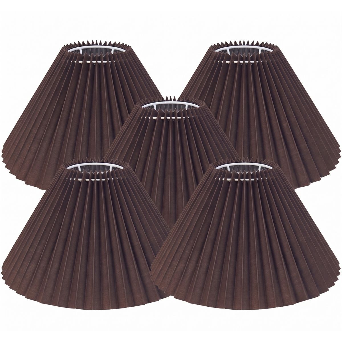 Cafe Lighting ANYA Pleated Empire Lampshade - 5-Pack-Cafe Lighting-Ozlighting.com.au