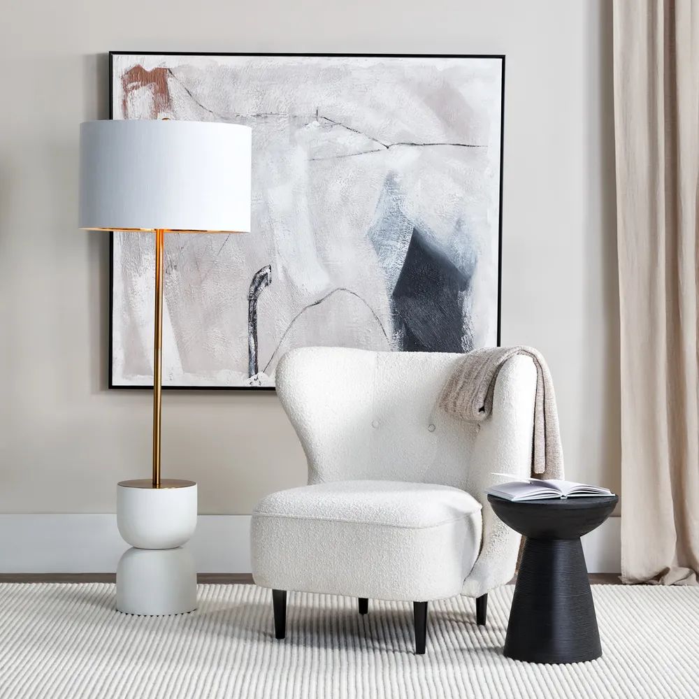 Cafe Lighting BLANCA - Gold Metallic Floor Lamp-Cafe Lighting-Ozlighting.com.au