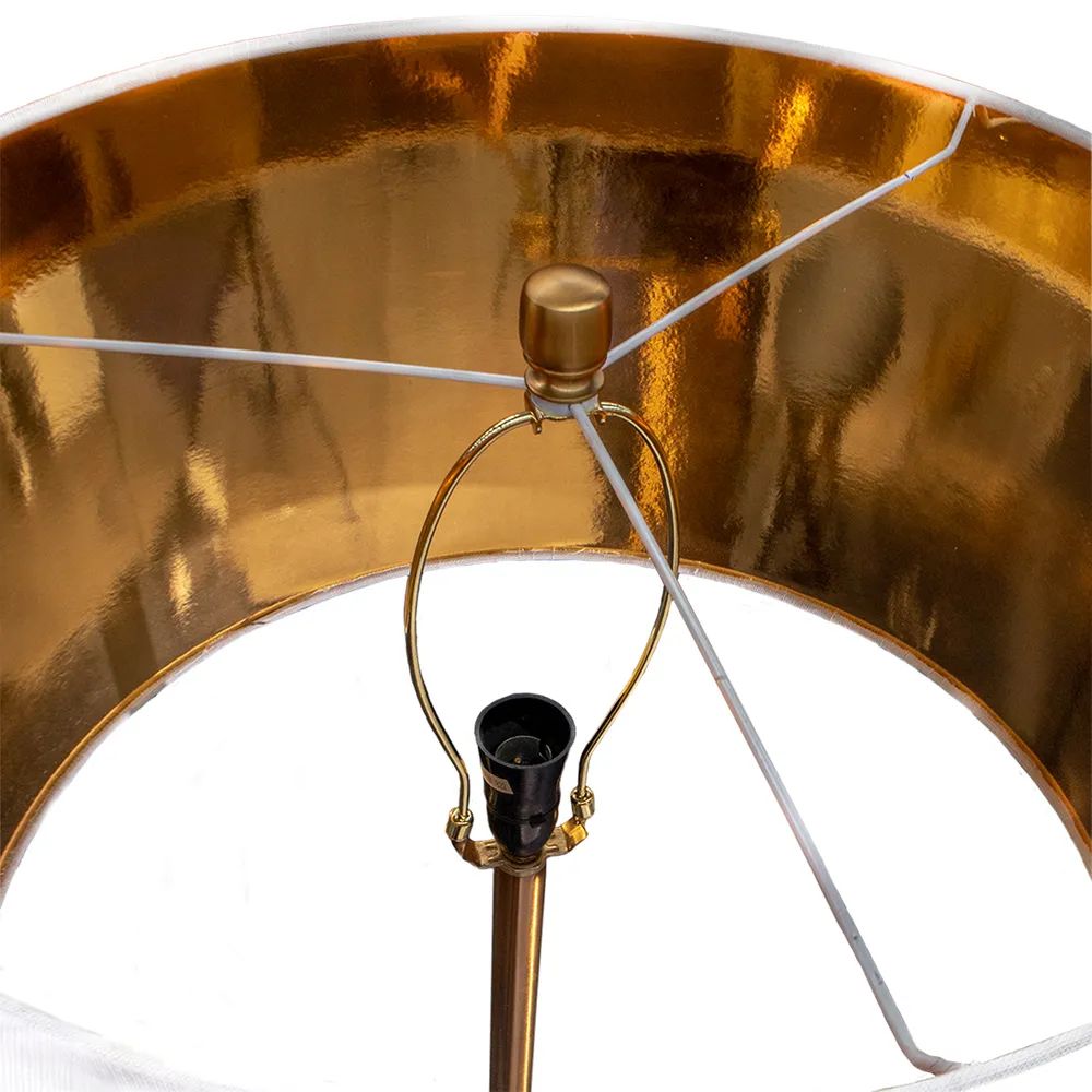 Cafe Lighting BLANCA - Gold Metallic Floor Lamp-Cafe Lighting-Ozlighting.com.au