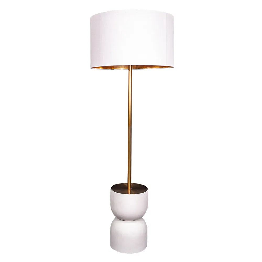 Cafe Lighting BLANCA - Gold Metallic Floor Lamp-Cafe Lighting-Ozlighting.com.au