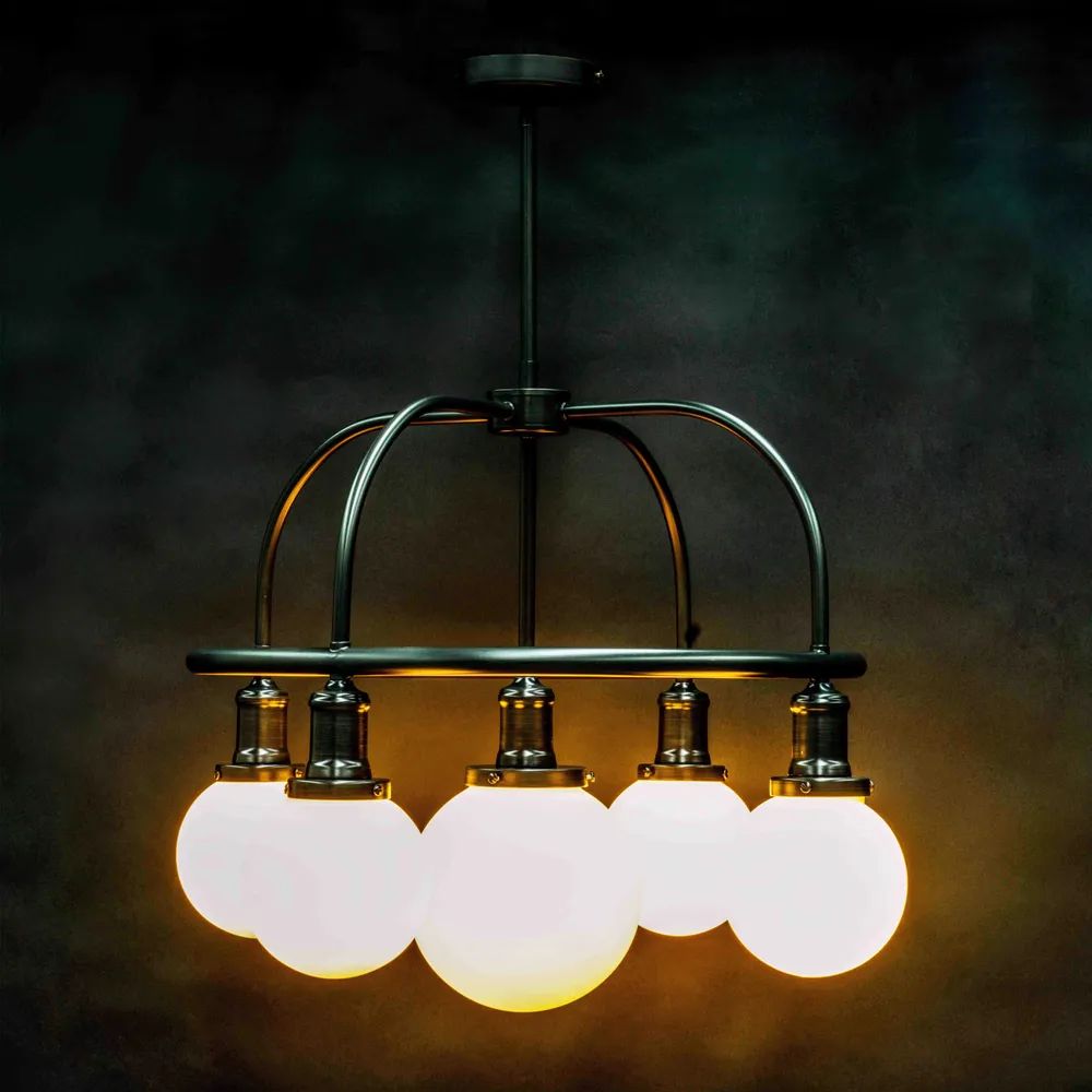 Cafe Lighting BRYANT - 5 Light Pendant-Cafe Lighting-Ozlighting.com.au