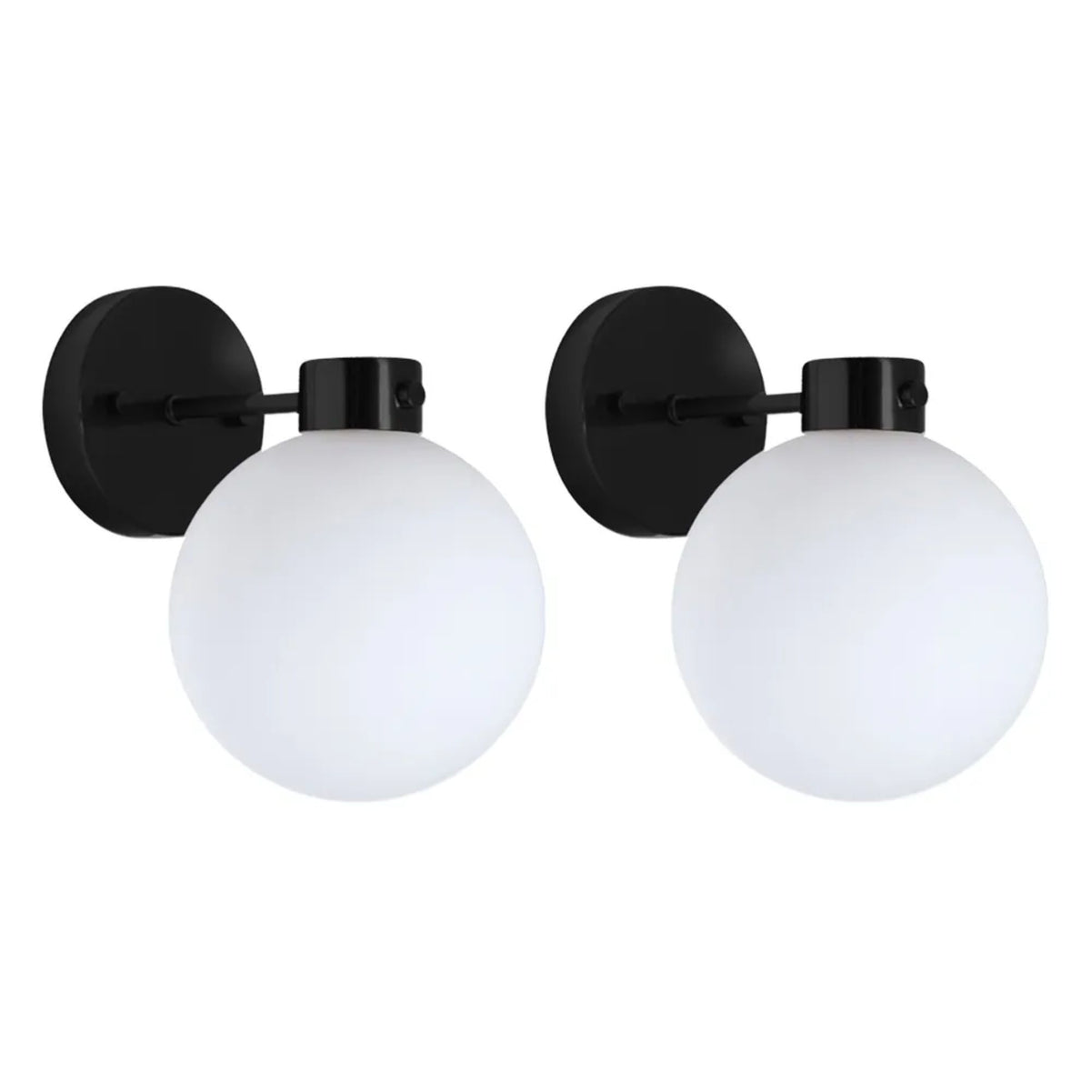 Cafe Lighting DYLAN Opal Glass Wall Light-Cafe Lighting-Ozlighting.com.au