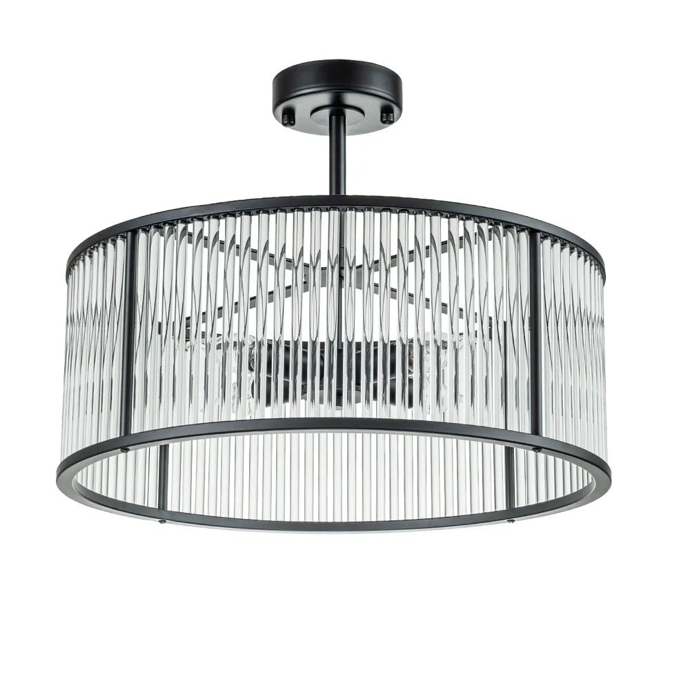 Cafe Lighting FARRAH - 4 Light Flush Mount Pendant-Cafe Lighting-Ozlighting.com.au