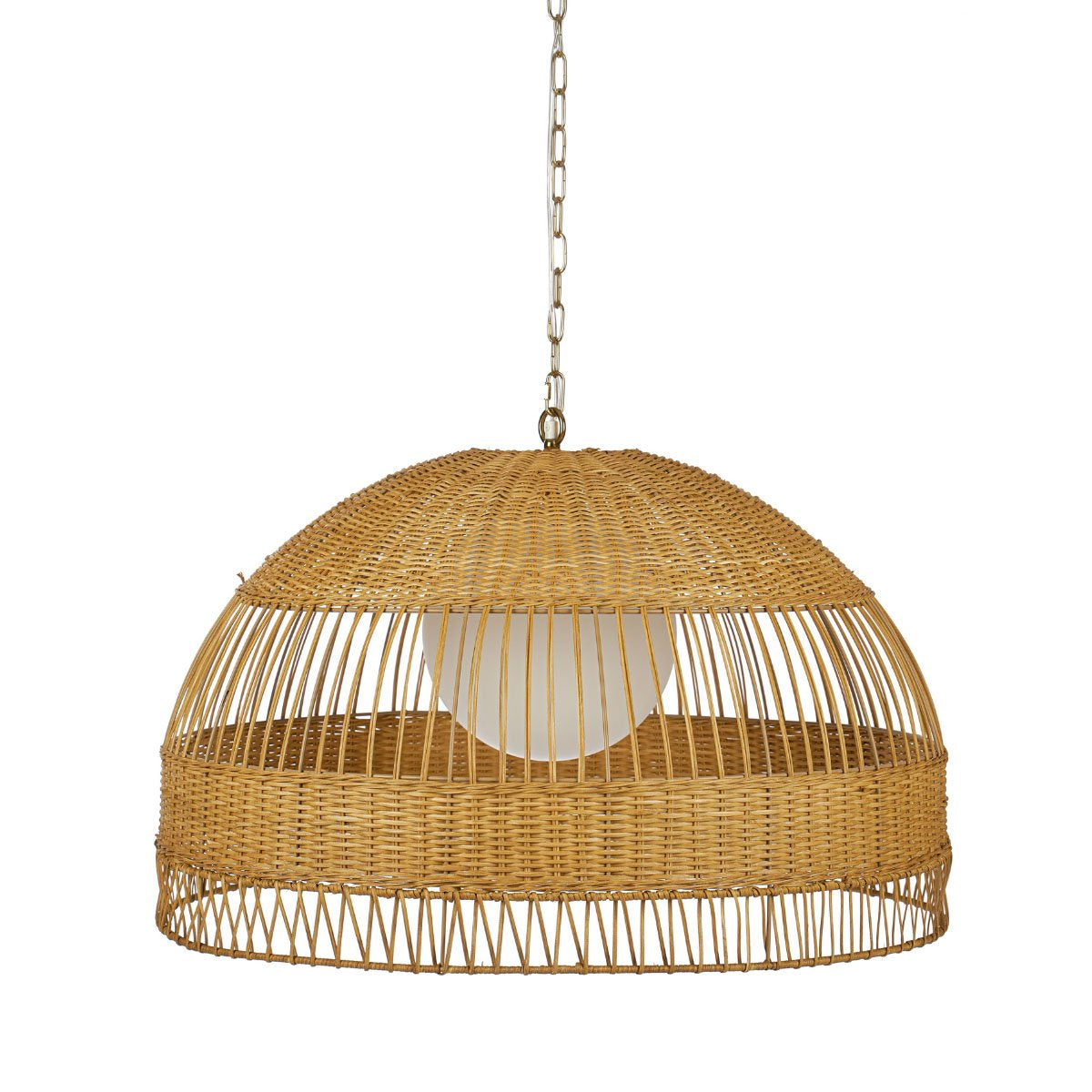 Cafe Lighting FORTALEZA Rattan Pendant - Large Natural-Cafe Lighting-Ozlighting.com.au