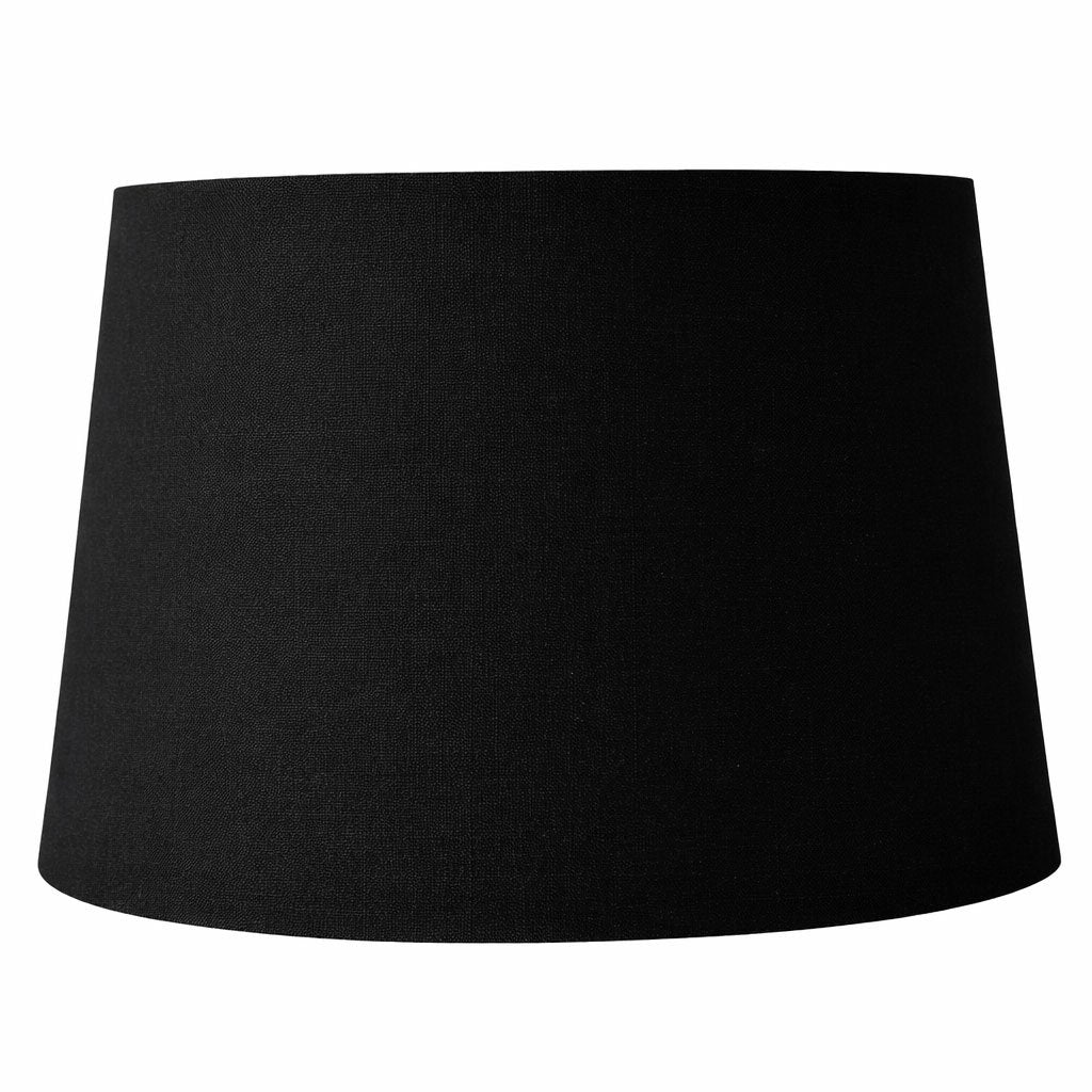 Cafe Lighting LANGLEY Tapered Table Lampshade - Black-Cafe Lighting-Ozlighting.com.au