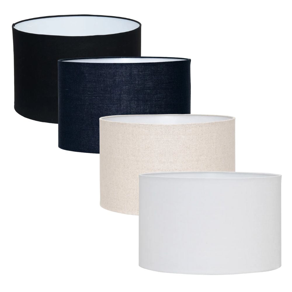 Cafe Lighting LARISSA Drum Shade - M/L-Cafe Lighting-Ozlighting.com.au