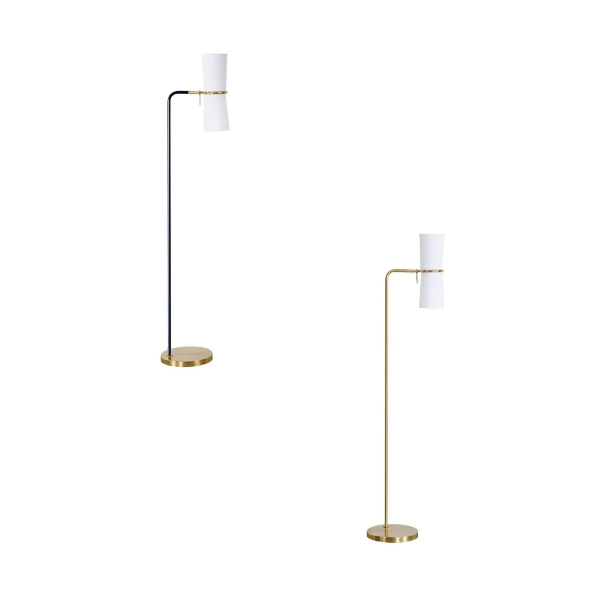 Cafe Lighting MONTROSE Floor Lamp Drum Shade Foot Switch-Cafe Lighting-Ozlighting.com.au
