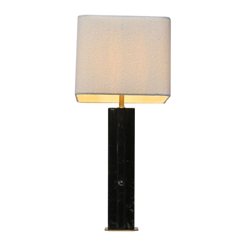 Cafe Lighting Munich Table Lamp - Marble, Charcoal-Cafe Lighting-Ozlighting.com.au
