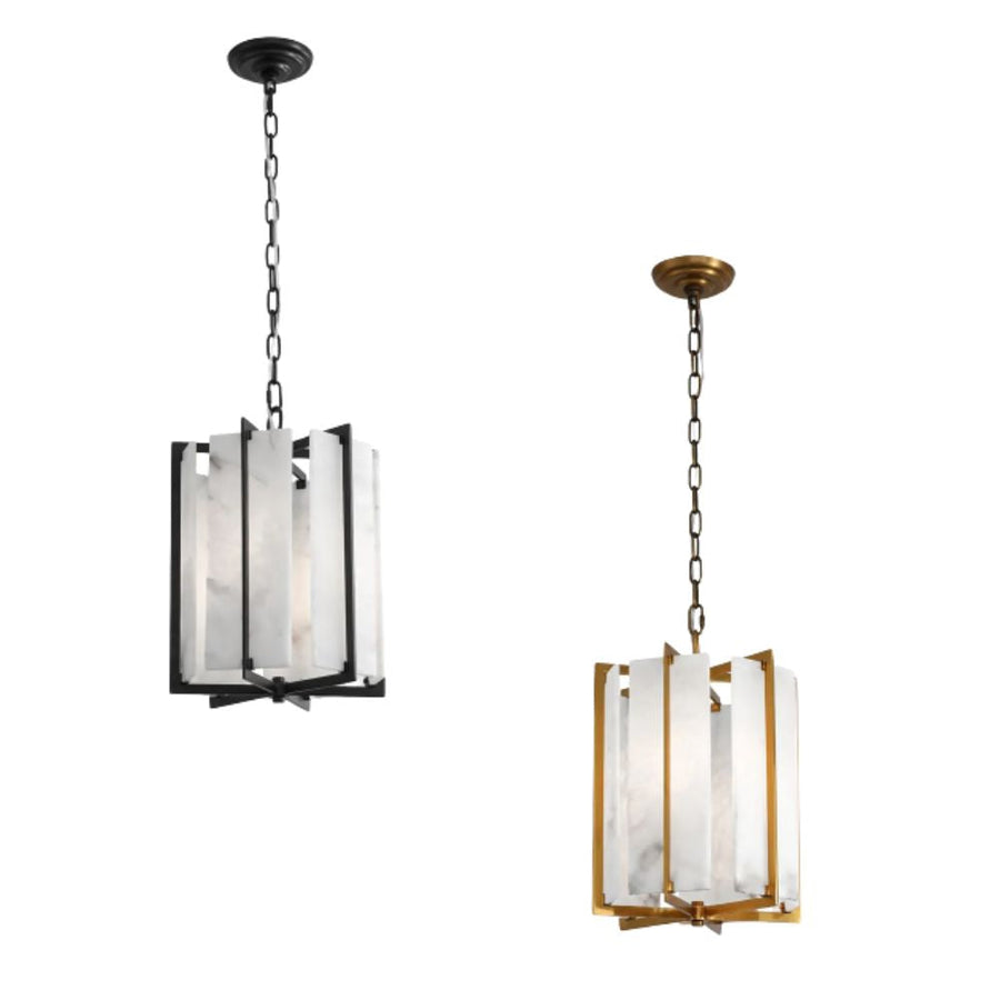 Cafe Lighting PALERMO - 1 Light Alabaster Pendant-Cafe Lighting-Ozlighting.com.au