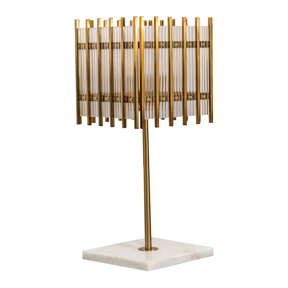 Cafe Lighting PALOMA - Brass Table Lamp-Cafe Lighting-Ozlighting.com.au