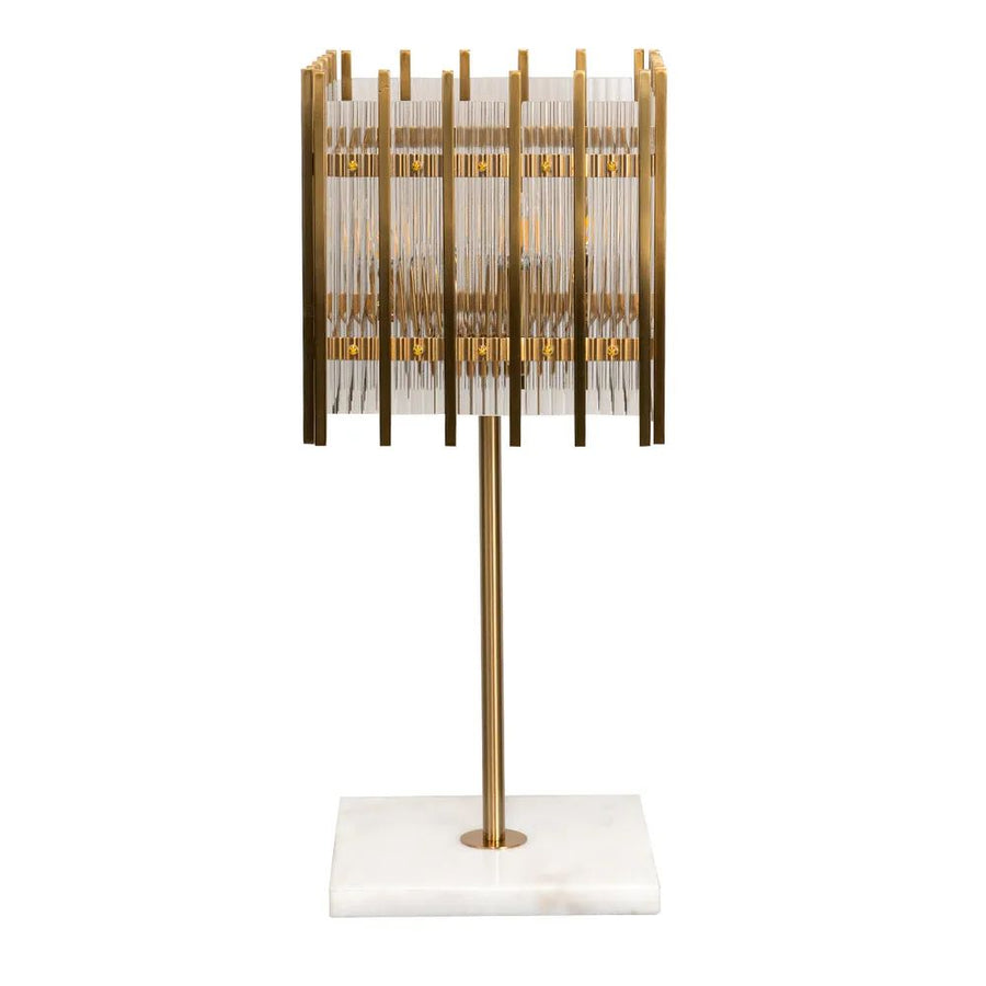 Cafe Lighting PALOMA - Brass Table Lamp-Cafe Lighting-Ozlighting.com.au