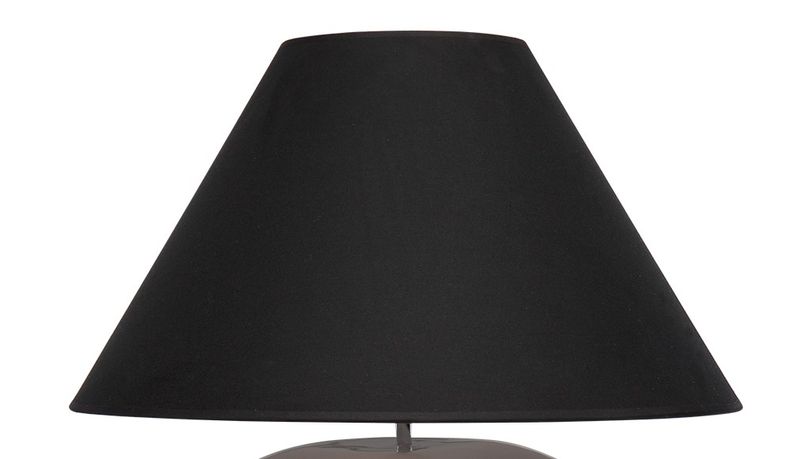 Cafe Lighting PICASSO Tapered Table Lampshade - Black-Cafe Lighting-Ozlighting.com.au