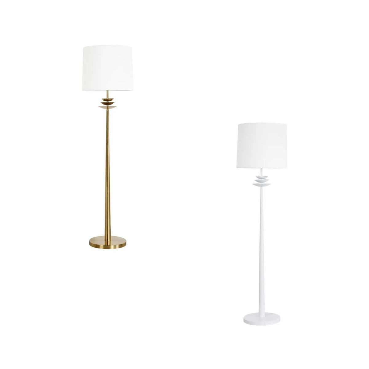 Cafe Lighting REGINA Floor Lamp Antique Brass Foot Switch-Cafe Lighting-Ozlighting.com.au