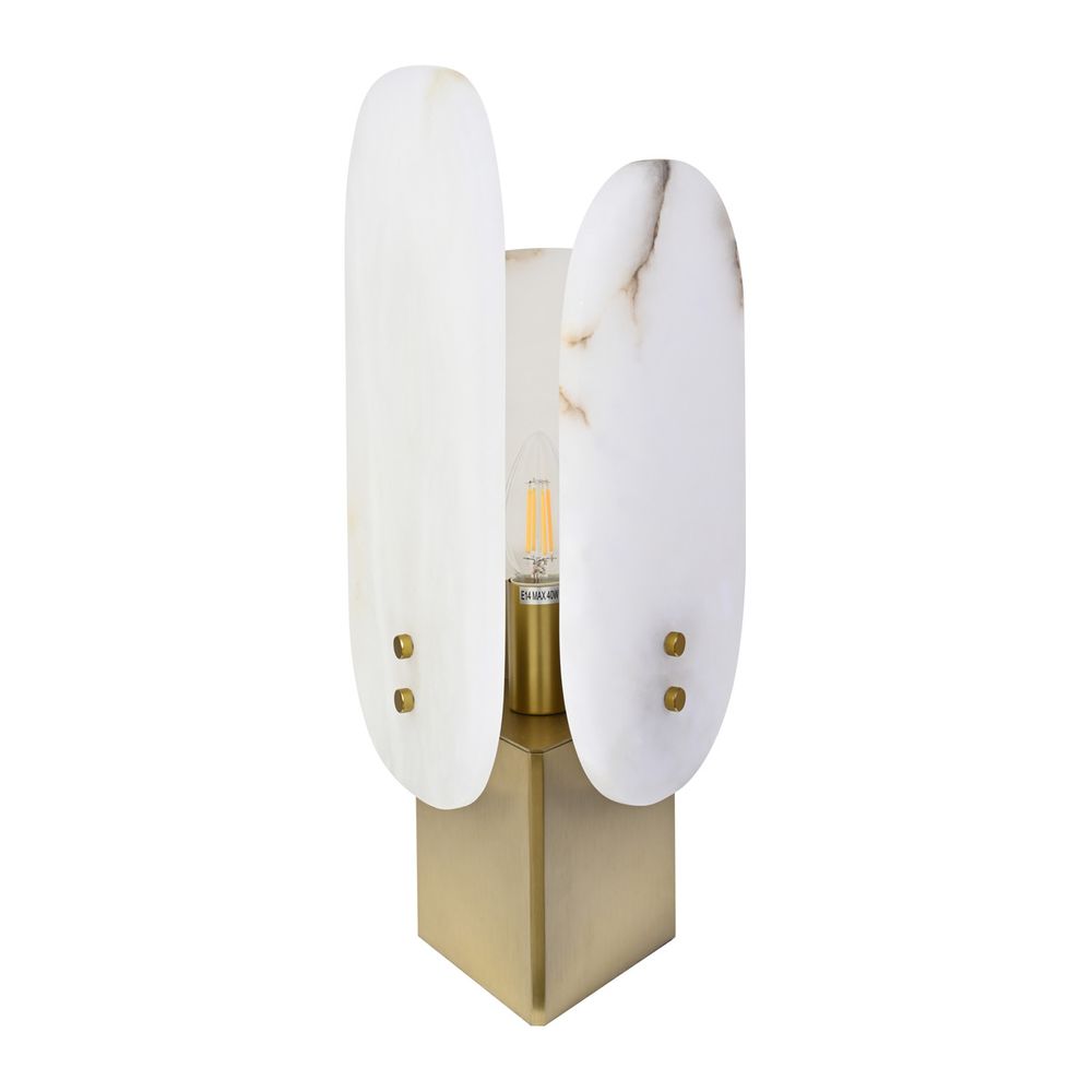 Cafe Lighting Volos Table Lamp - Alabaster-Cafe Lighting-Ozlighting.com.au