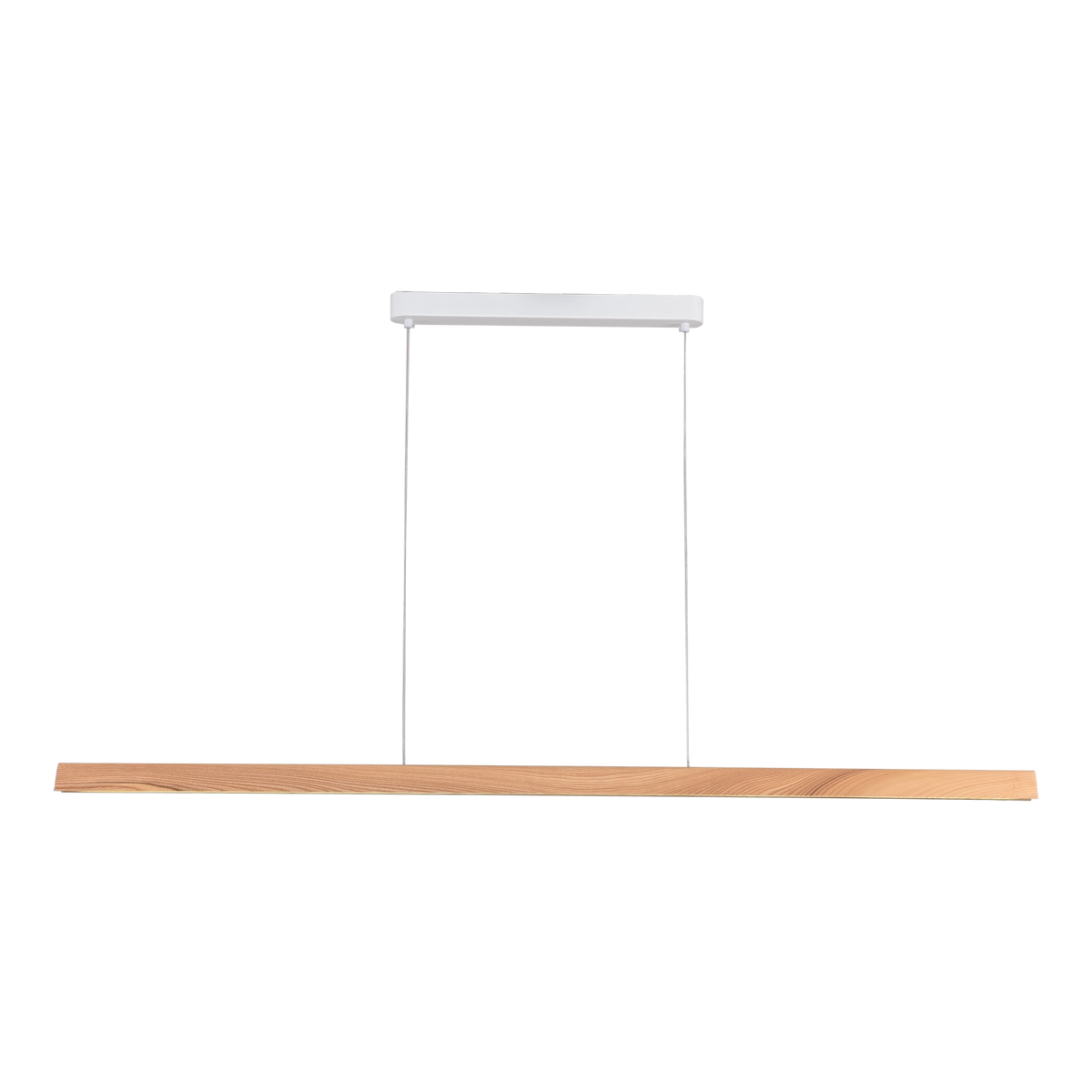 Calibo Avocent 2000mm Slim Timber Triangular Edge LED Linear Pendant-Calibo-Ozlighting.com.au