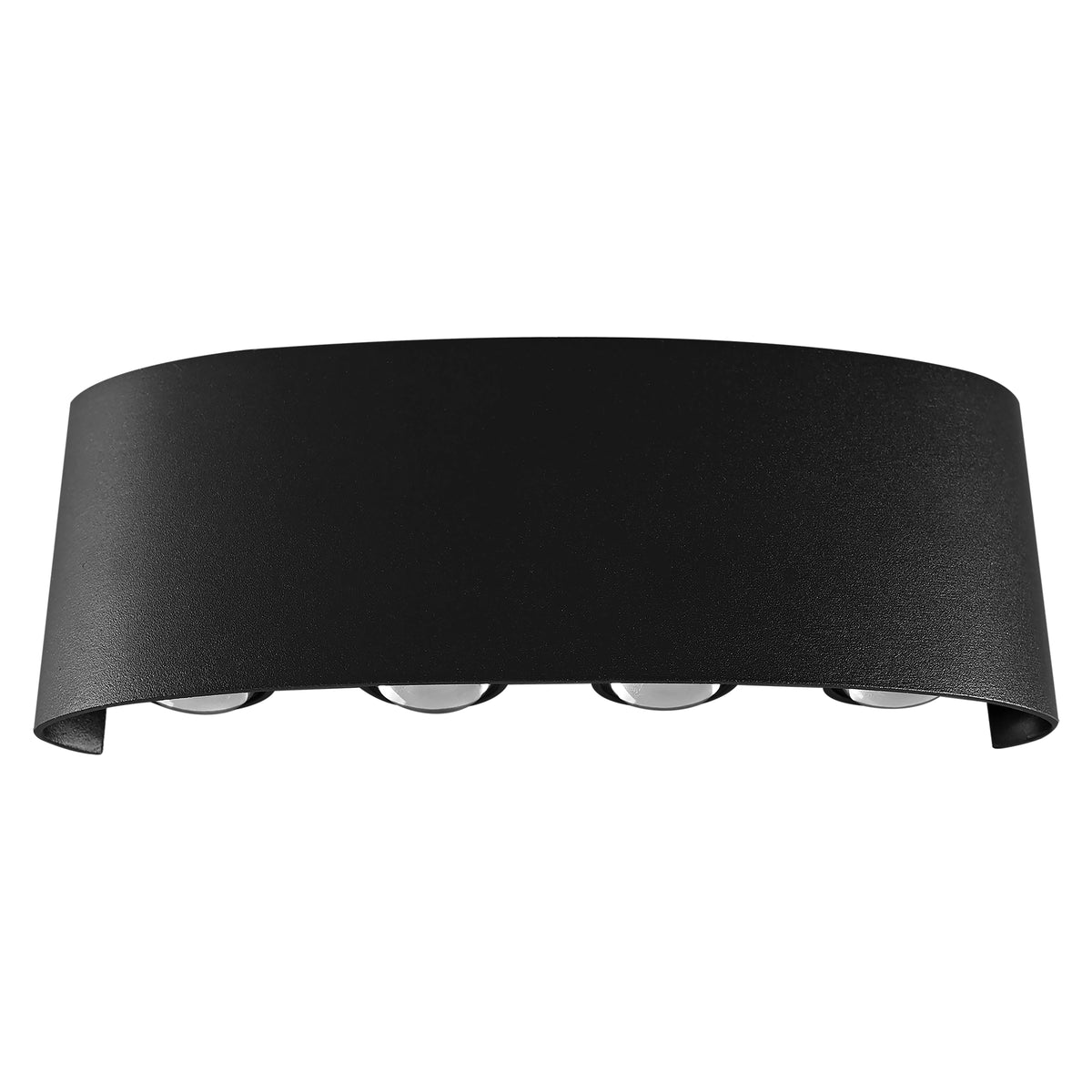 Calibo Bold 8W Multi-Beam Exterior Up/Down LED Wall Light - Black-Calibo-Ozlighting.com.au