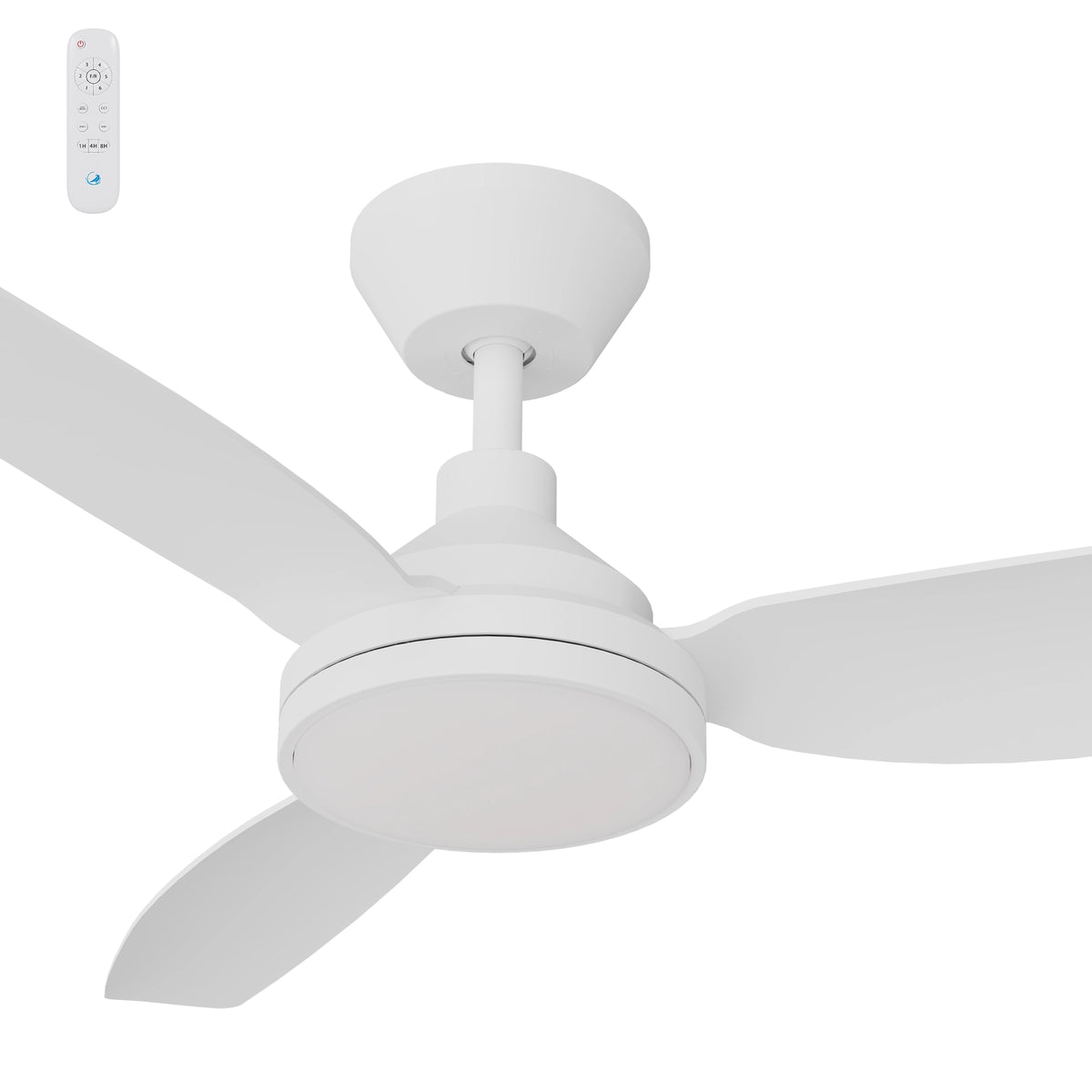 Calibo Clayfield 48" DC Ceiling Fan with LED Light and Remote-Calibo-Ozlighting.com.au