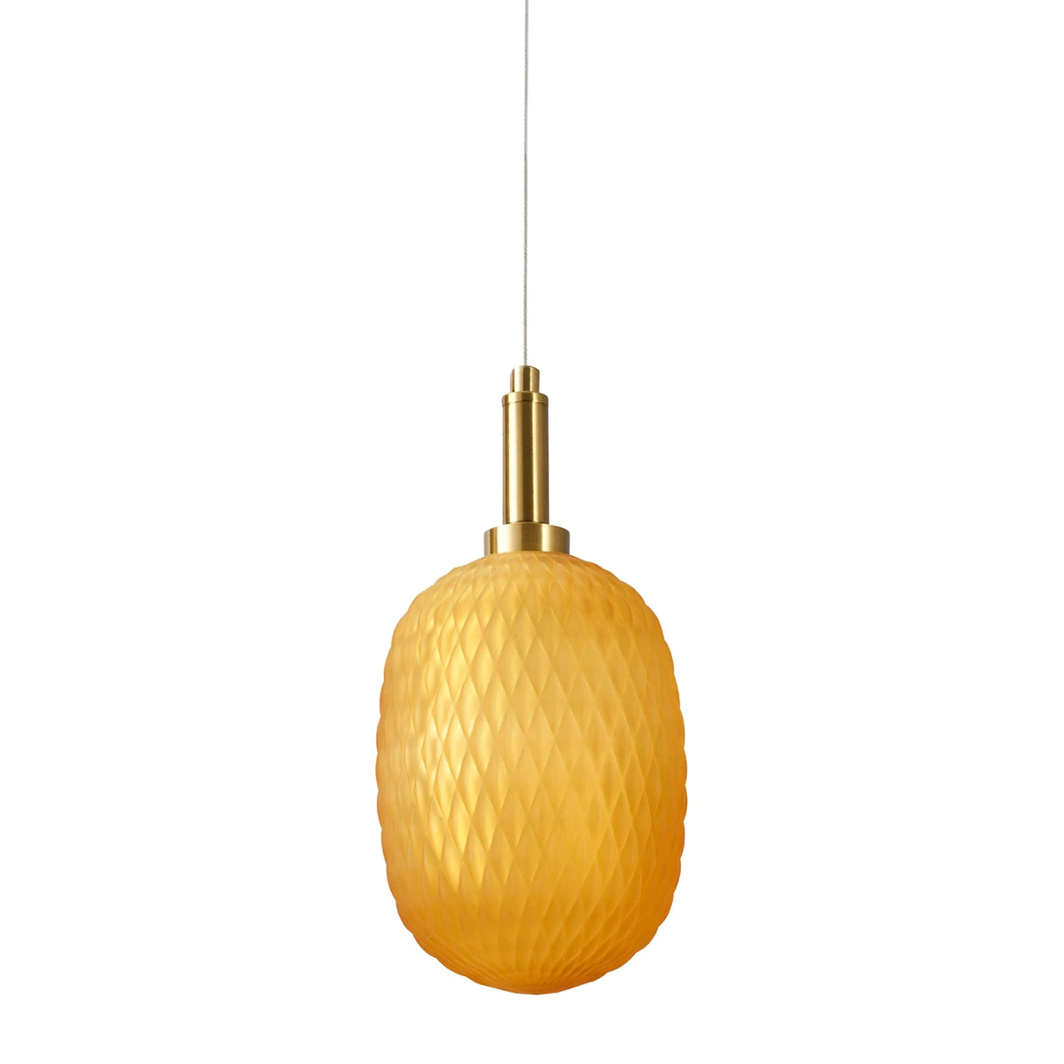 Calibo Lark Diamond Pattern 150mm Glass Pendant-Calibo-Ozlighting.com.au