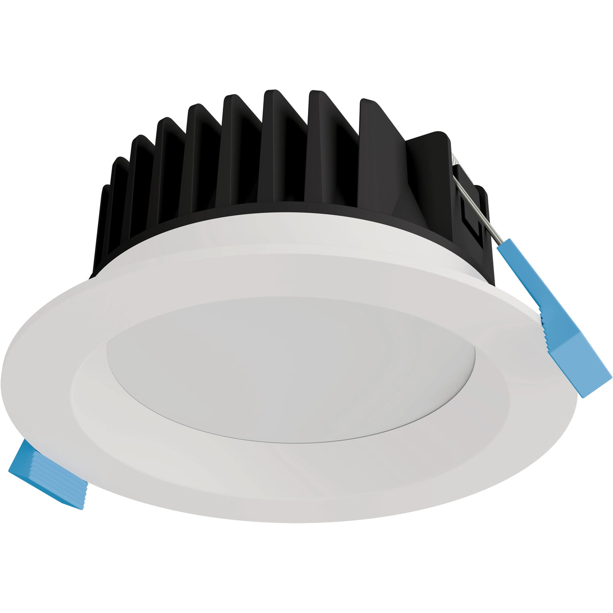 Calibo Lory Recessed LED Downlight - 13W Tri-Colour, Changeable Face Plate, White-Calibo-Ozlighting.com.au