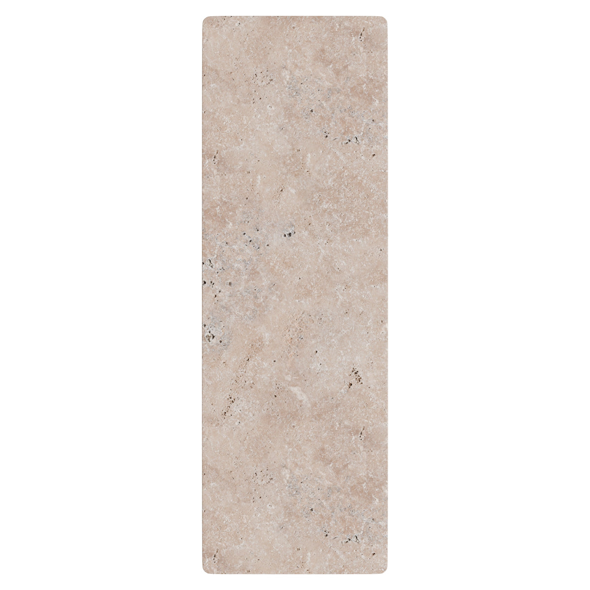Calibo Orville Outdoor LED Wall Light - 300mm Travertine Stone Slim, Travertine with Black-Calibo-Ozlighting.com.au