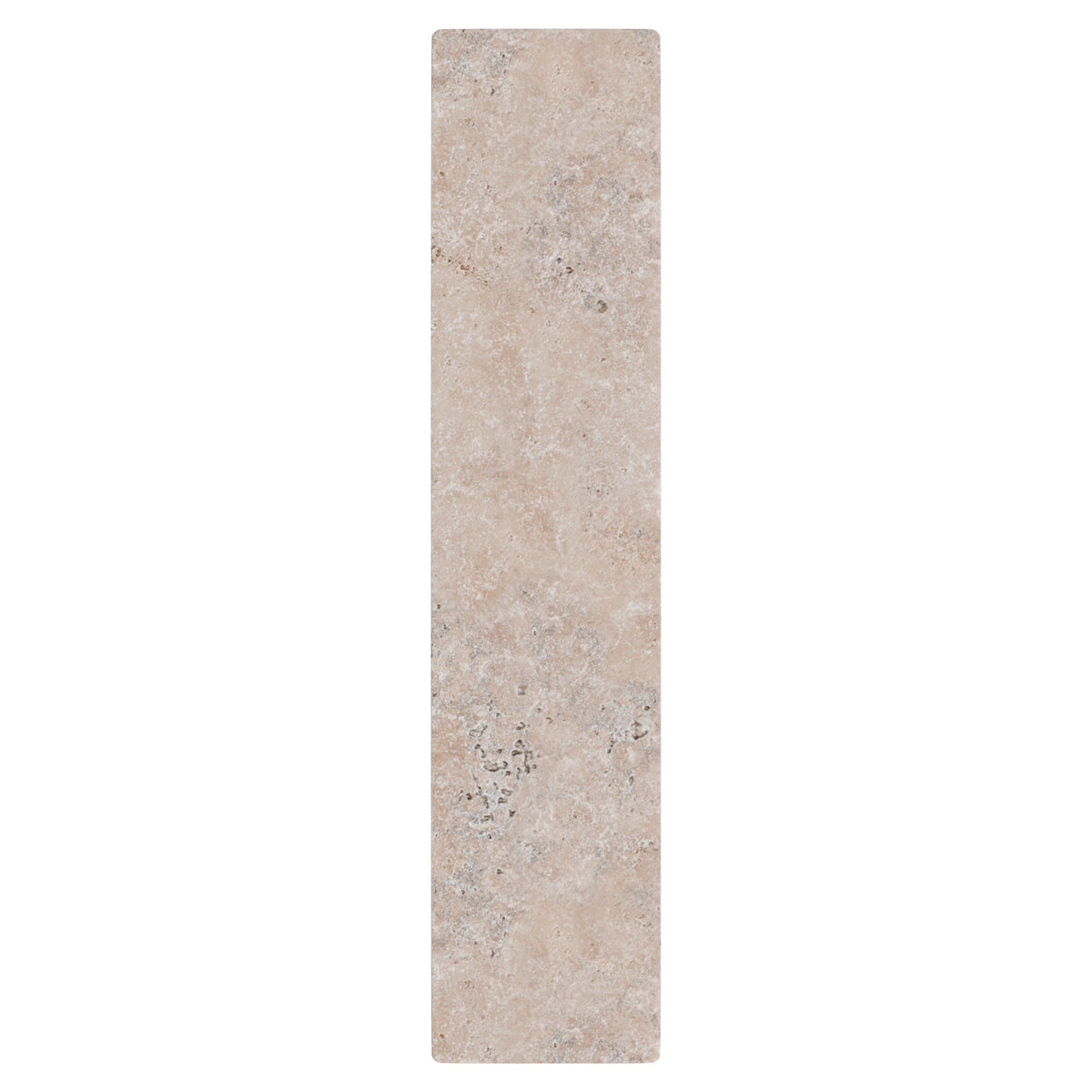 Calibo Orville Outdoor LED Wall Light - 450mm Travertine Stone Slim, Travertine with Black-Calibo-Ozlighting.com.au