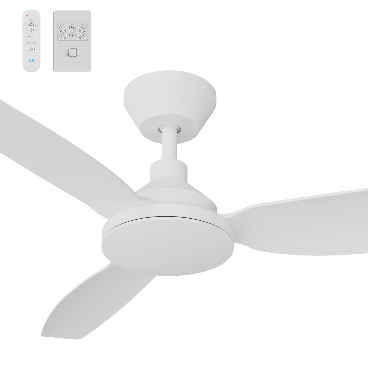 Calibo Sora 52" DC Ceiling Fan with Wall Control and Remote-Calibo-Ozlighting.com.au