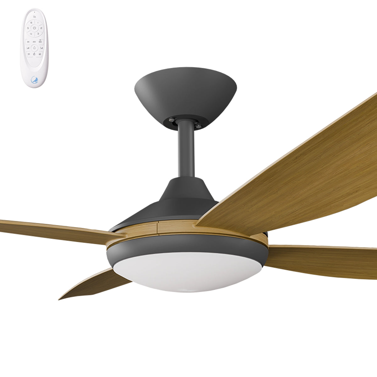 Calibo Vanga 52" DC Smart Ceiling Fan with LED Light and Remote Control-Calibo-Ozlighting.com.au