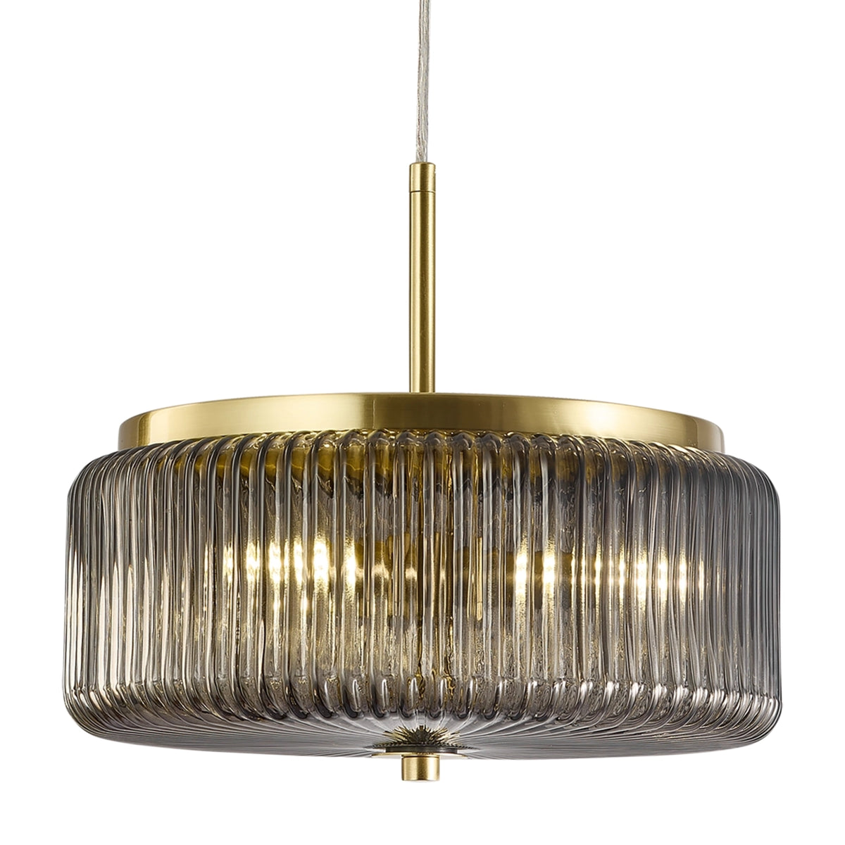 Calibo Whistler Pendant - Ribbed Glass 3 Light-Calibo-Ozlighting.com.au