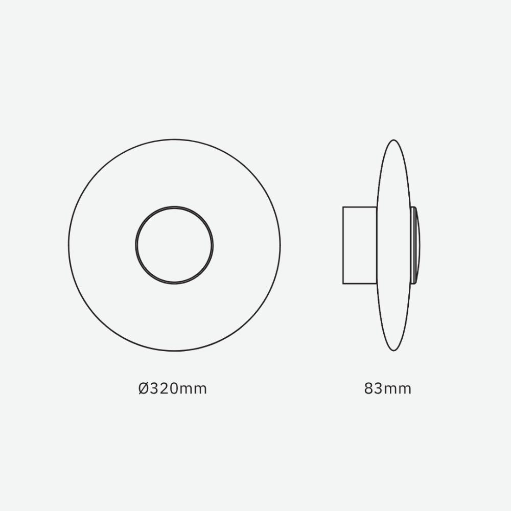 CoLab ASTINA-WL320 Wall Light-Onelight Australia-Ozlighting.com.au