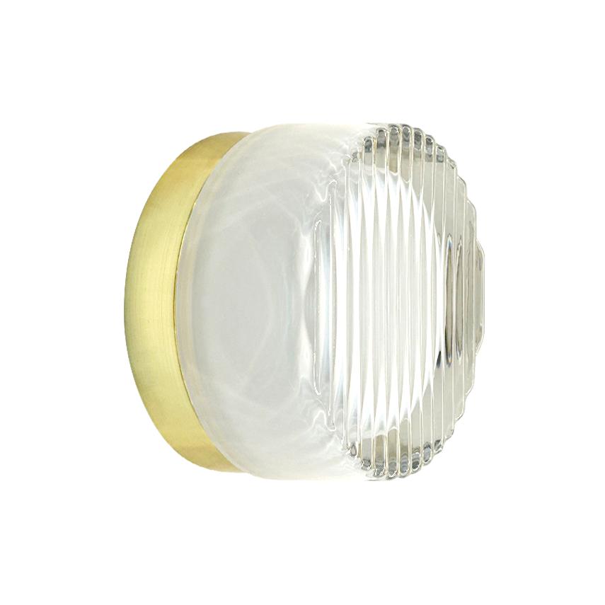 CoLab COMO Wall Light - 8W, 3000K, Rippled Glass-Onelight Australia-Ozlighting.com.au