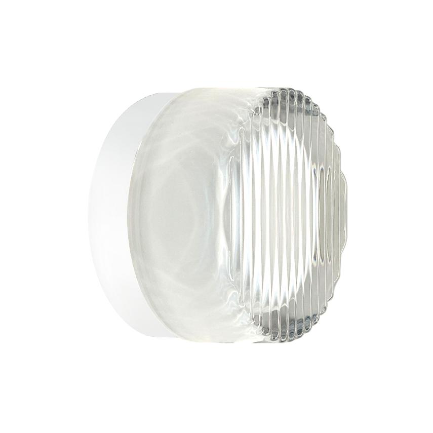 CoLab COMO Wall Light - 8W, 3000K, Rippled Glass-Onelight Australia-Ozlighting.com.au