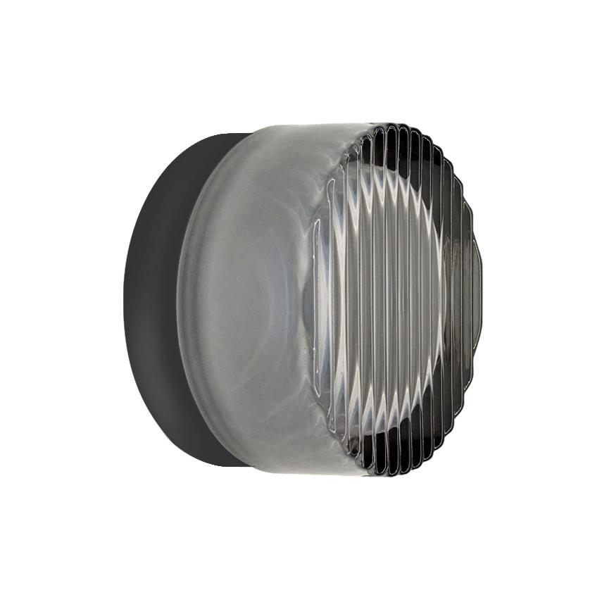 CoLab COMO Wall Light - 8W, 3000K, Rippled Glass-Onelight Australia-Ozlighting.com.au