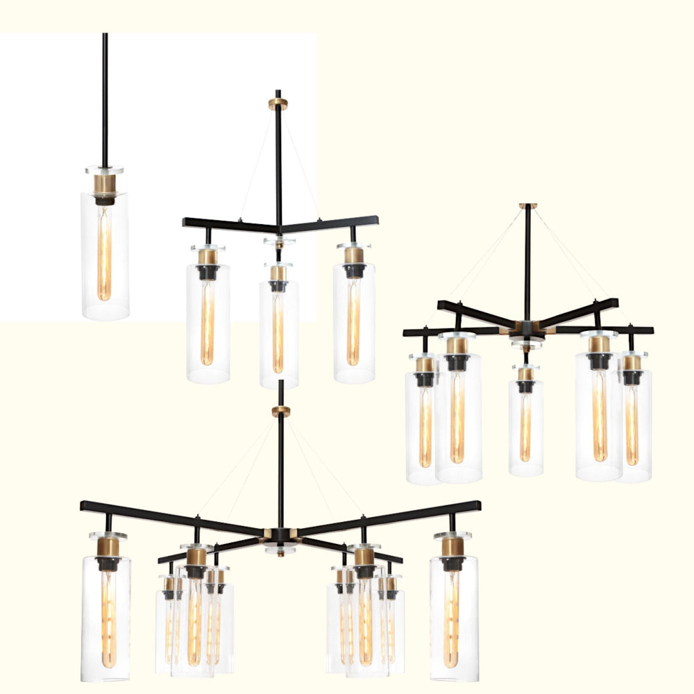Cougar BOURNE Pendant - 1/3/5/8 Light-Cougar Lighting-Ozlighting.com.au