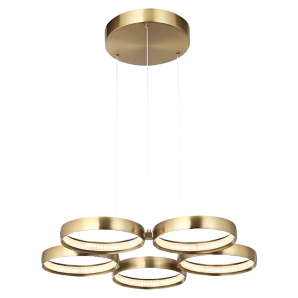 Cougar OLYMPUS - 3/5 Light Gold Pendant-Cougar Lighting-Ozlighting.com.au