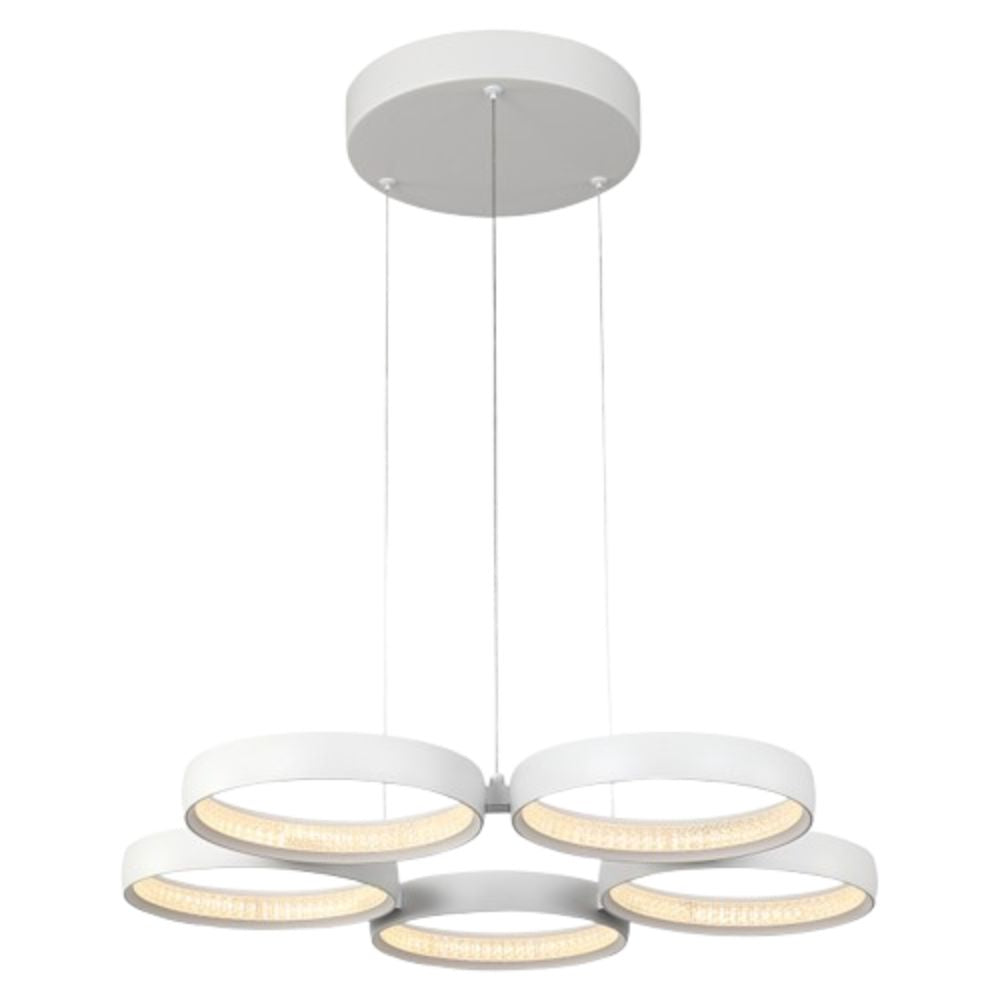 Cougar OLYMPUS - 3/5 Light White Pendant-Cougar Lighting-Ozlighting.com.au