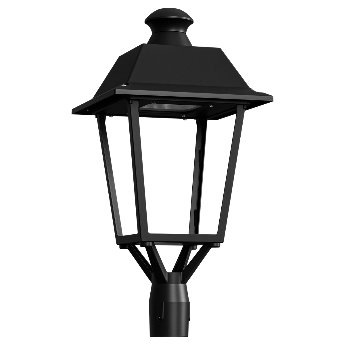 Domus BERLIN LED Post Top Light 3000K IP65 - Black-Domus Lighting-Ozlighting.com.au