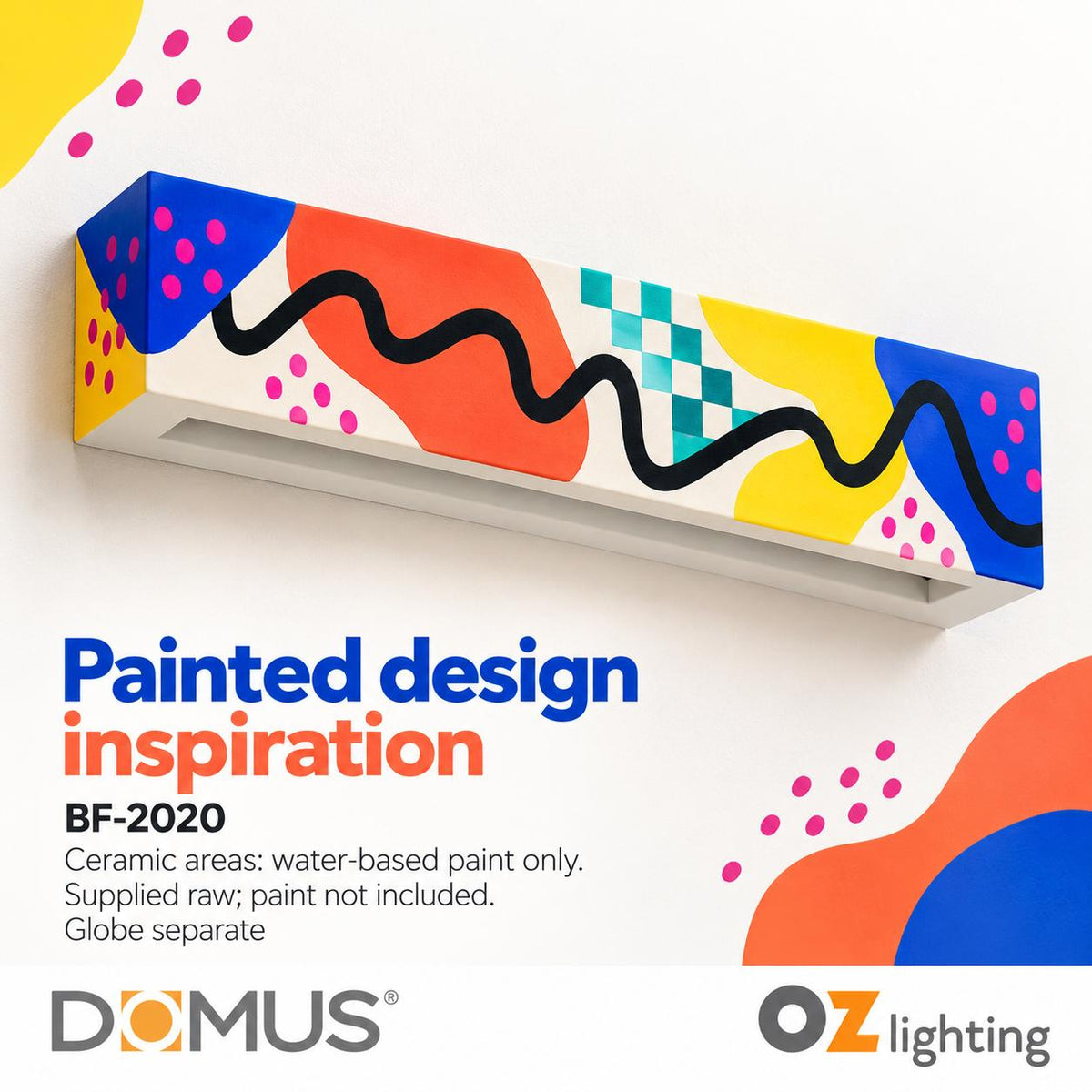 Domus BF-2020 Wall Light - Ceramic, Raw-Domus Lighting-Ozlighting.com.au