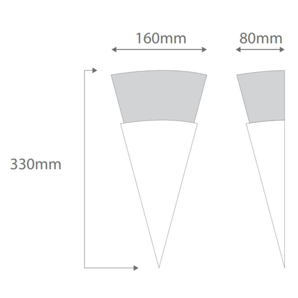 Domus BF-8407 Two-Way Ceramic Wall Light - Raw-Domus Lighting-Ozlighting.com.au